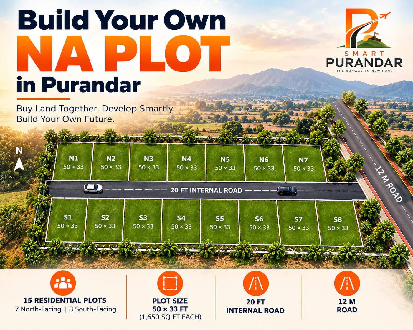 Build Your Own NA Plot in Purandar – Why Pay More When You Can Develop Together?